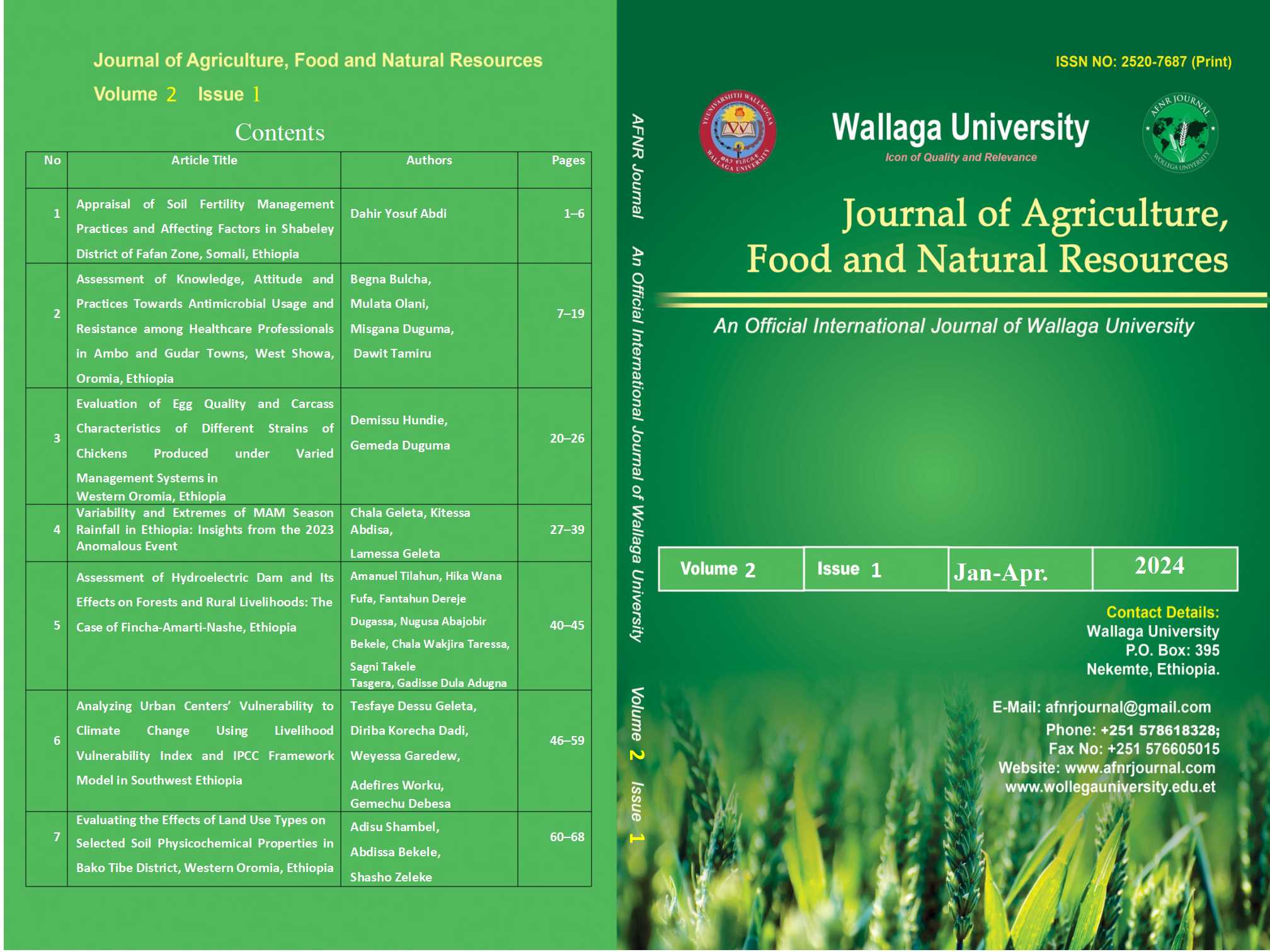 Journal Cover Page